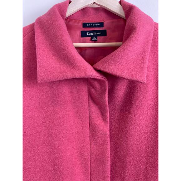 Evan Picone Crop Wide Lapel Jacket Womens XL - Picture 4 of 6